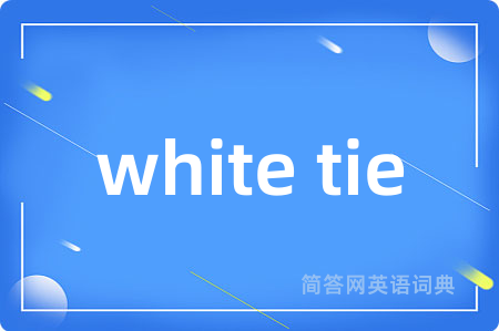 white tie