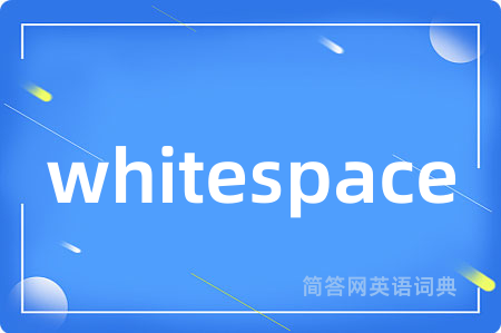 whitespace