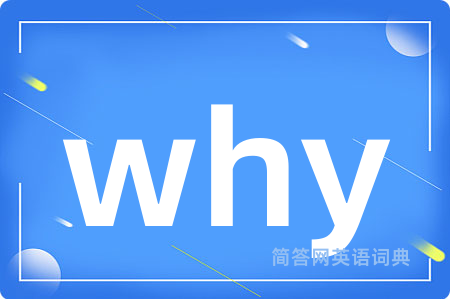 why是什么意思,why的中文翻译 why
