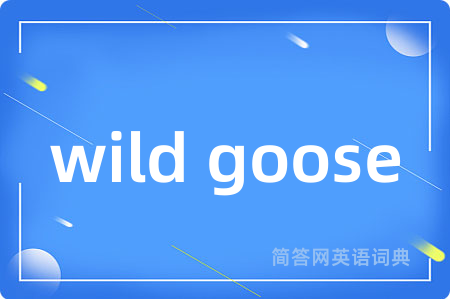 wild goose
