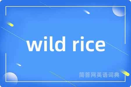 wild rice