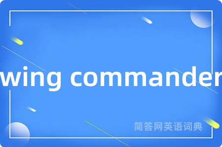 wing commander
