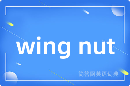 wing nut