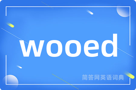 wooed