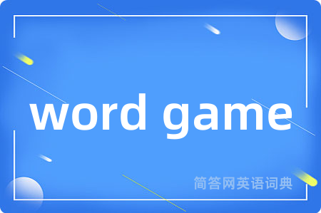 word game