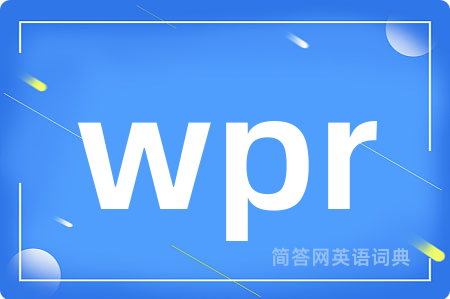 wpr