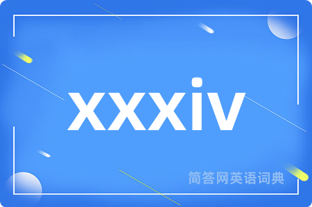 xxxiv