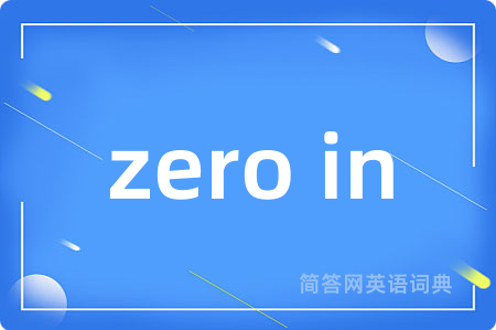 zero in