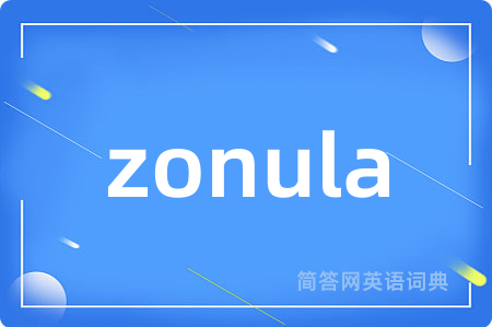 zonula是什么意思,zonula的中文翻译 zonula